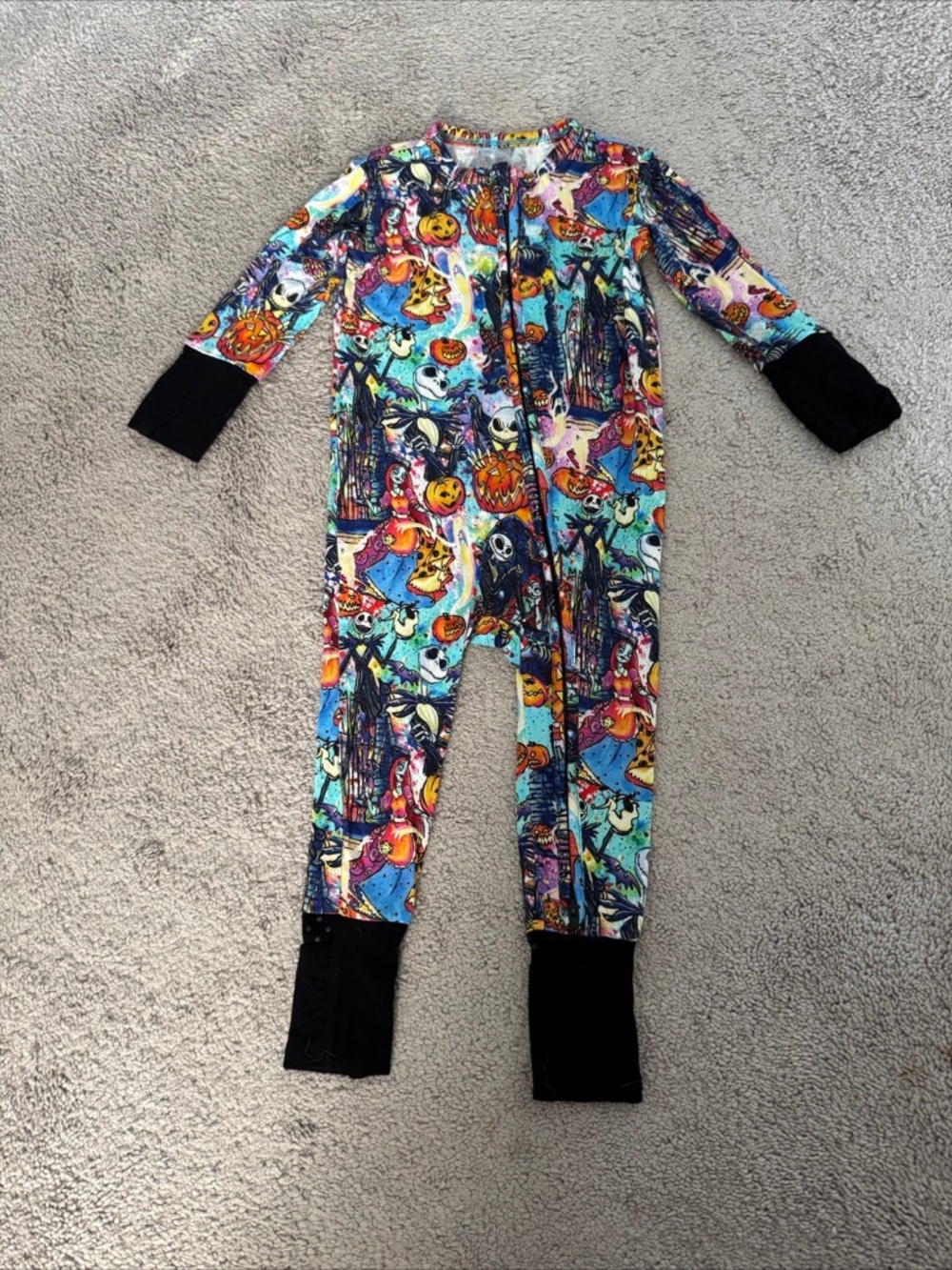6-9months Bamboo Onesie Nightmare before Christmas